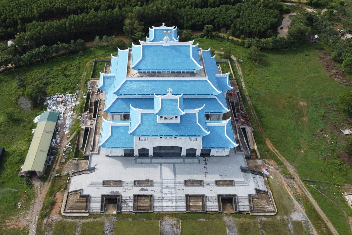 Church buildings and pilgrimage grounds at La Vang Shrine